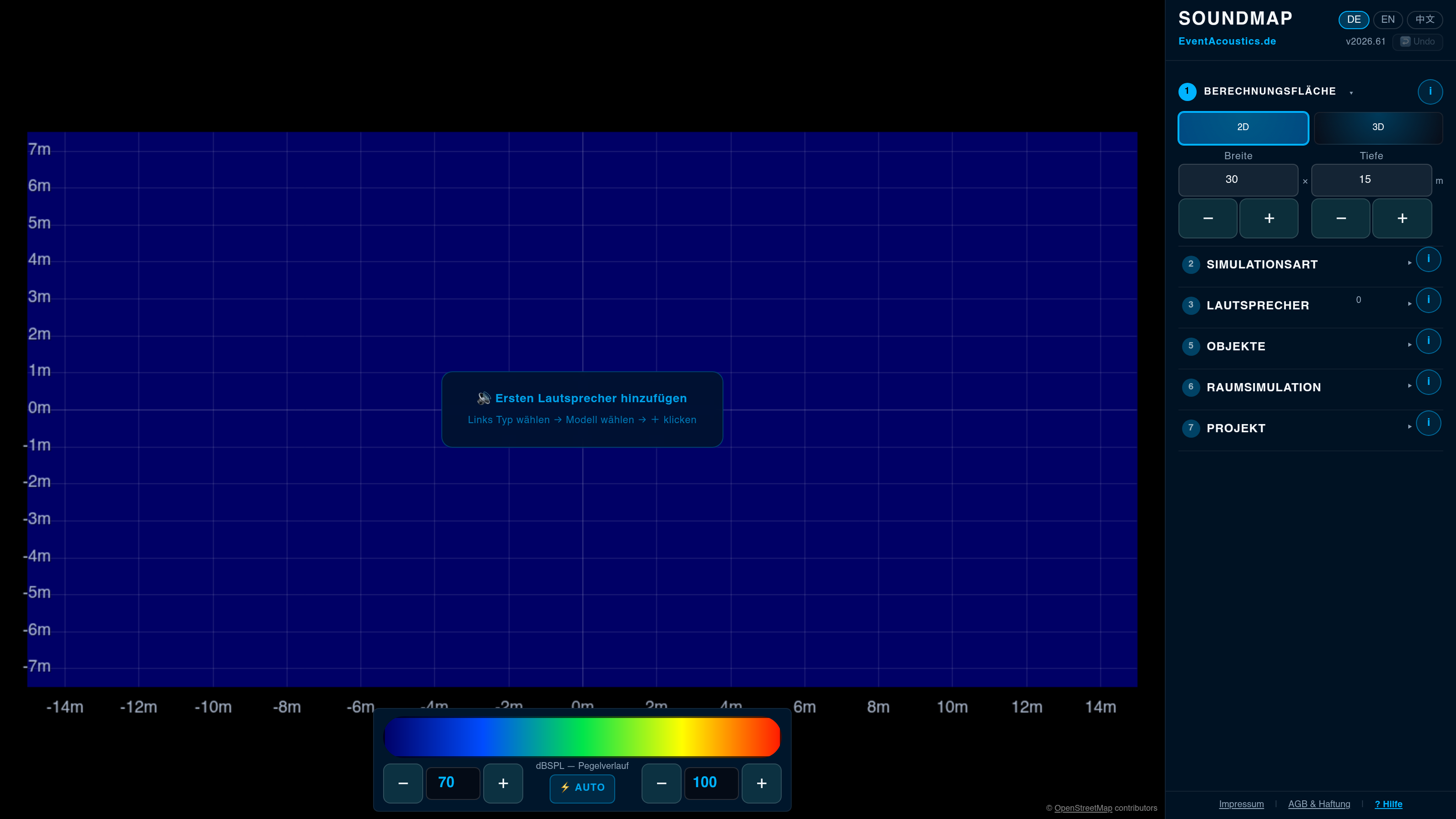 SoundMap – Beschallungsplanung im Browser